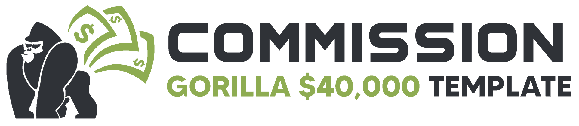 Commission Gorilla $40,000 Template logo