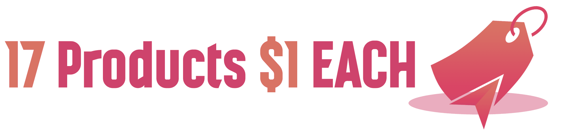 17 Products $1 Each Logo