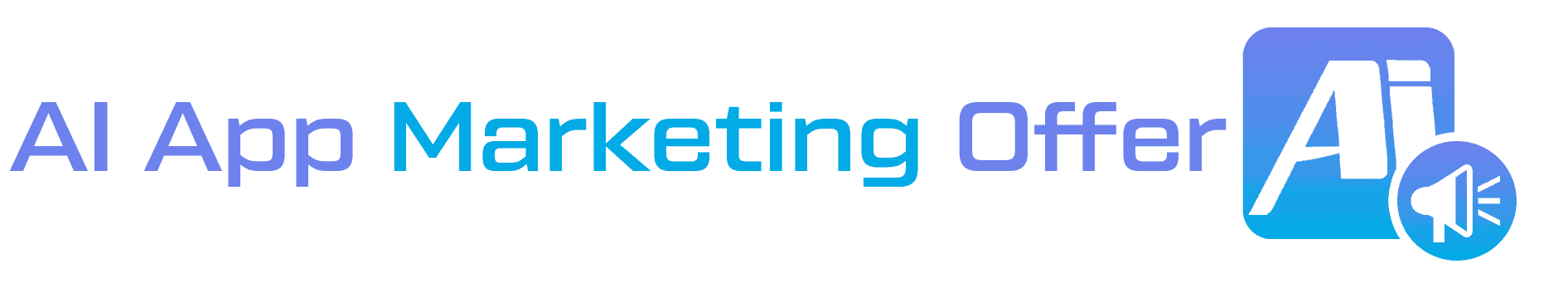 AI App Marketing Offer Logo